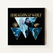 The Dragon and The Wolf Daenerys & Jon Graphic Notizblock (Rückseite)