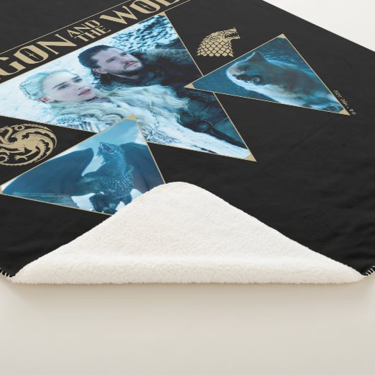 The Dragon and The Wolf Daenerys & Jon Graphic Sherpadecke (3/4)