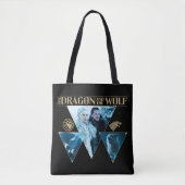 The Dragon and The Wolf Daenerys & Jon Graphic Tasche (Vorderseite)