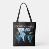 The Dragon and The Wolf Daenerys & Jon Graphic Tasche (Rückseite)