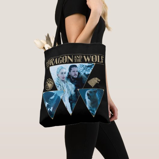 The Dragon and The Wolf Daenerys & Jon Graphic Tasche (Von Nahem)