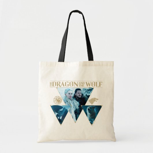 The Dragon and The Wolf Daenerys & Jon Graphic Tragetasche (Vorne)