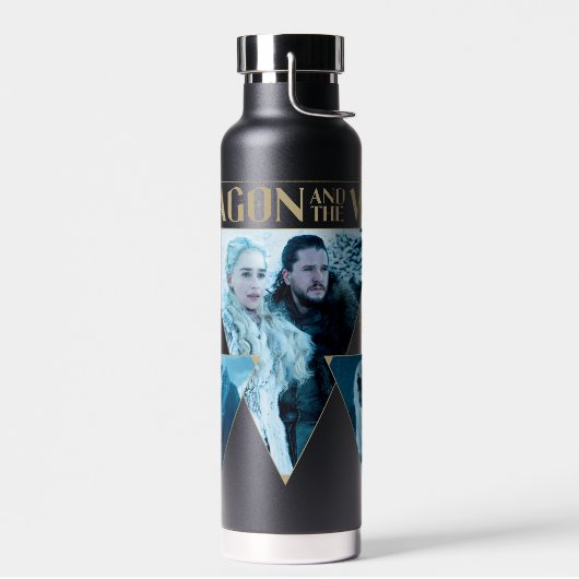 The Dragon and The Wolf Daenerys & Jon Graphic Trinkflasche (Links)