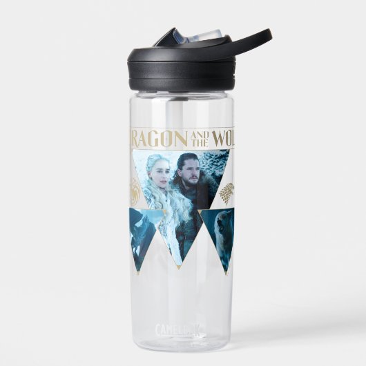 The Dragon and The Wolf Daenerys & Jon Graphic Trinkflasche (Links)