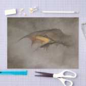 "The Dragon Awakes" von Theodor Kittelsen Seidenpapier (Handwerk)