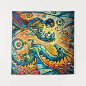 the dragon keeper wandteppich (Vorderseite (Horizontal))