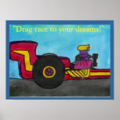 "The Dragster" Poster (Vorne)