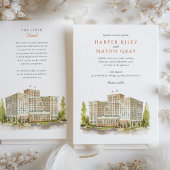 THE DRAKE Chicago Wedding Einladung