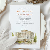 THE DRAKE Chicago Wedding Einladung