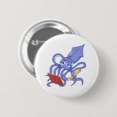 The Drawing Calamari Button (Vorne & Hinten)