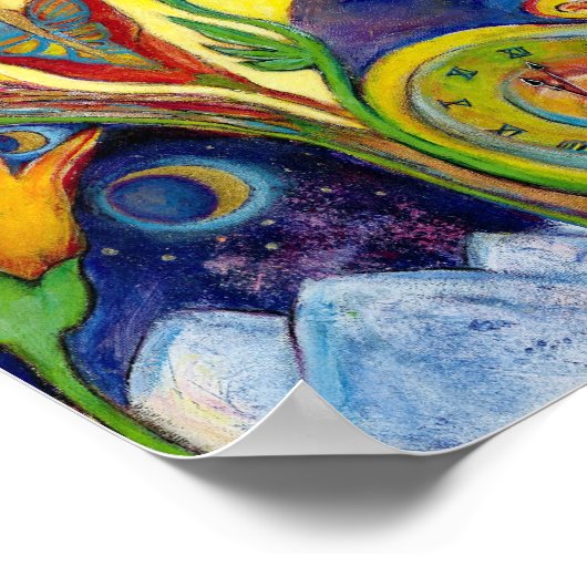 The Dream Fantasy Modern Folk Art Alice Wunderland Poster (Ecke)