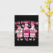 The Dream Team Retro Groovy Nurse Medical Nursing  Karte (Gelbe Blume)