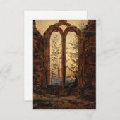 The Dreamer Card (von Caspar David Friedrich) (Vorne/Hinten)