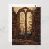 The Dreamer (von Caspar David Friedrich) Postcard Postkarte (Vorne/Hinten)