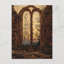 The Dreamer (von Caspar David Friedrich) Postcard