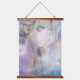 The Dreaming Maiden Wandteppich Mit Holzrahmen