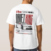 The Drift King - Master of Untergrund Racing T-Shirt (Rückseite)