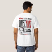The Drift King - Master of Untergrund Racing T-Shirt (Schwarz voll)