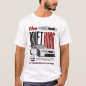 The Drift King - Master of Untergrund Racing T-Shirt (Vorderseite)