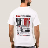 The Drift King - Master of Untergrund Racing T-Shirt (Rückseite)