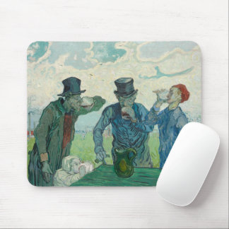 "The Drinkers" von van Gogh Post-Impressionist Mousepad