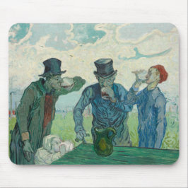 "The Drinkers" von van Gogh Post-Impressionist Mousepad