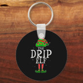 The Drip Elf Group Matching Family Christmas Swag Schlüsselanhänger (Vorderseite)