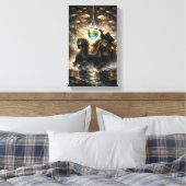 The Drop That Holds a World Leinwanddruck (Insitu (Schlafzimmer))