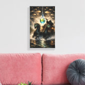 The Drop That Holds a World Leinwanddruck (Insitu (Wohnzimmer))