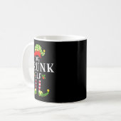 The Drunk Elf Christmas Matching Pajama Kaffeetasse (Vorderseite Links)