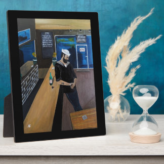 The Drunken Sailor Painting by Alfred Fox Fotoplatte