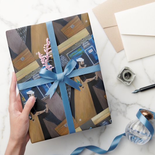 The Drunken Sailor Painting by Alfred Fox Geschenkpapier (Schenken)