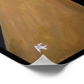 The Drunken Sailor Painting by Alfred Fox Poster (Ecke)