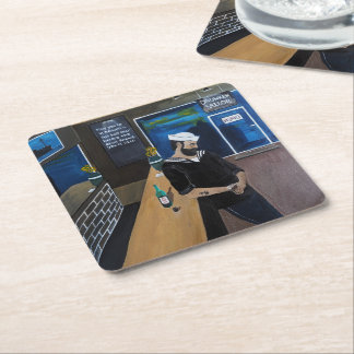 The Drunken Sailor Painting by Alfred Fox Rechteckiger Pappuntersetzer