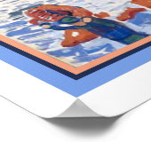 "The Dry Sails" von Andre Derain ca. 1905 Poster (Ecke)