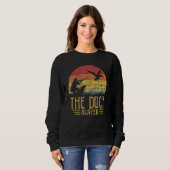 The Duck Slayer Retro Hunter Vintage Hunting Sweatshirt (Vorne ganz)