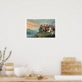 The Duke of Wellington and his Staff Crossing the Poster (Küche)