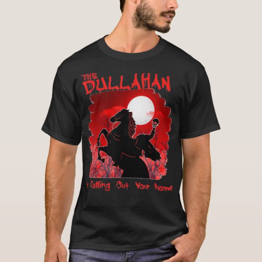 The Dullahan Horseman Celtic Mythology Lovers T-Shirt (Vorderseite)