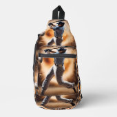 "The Dust Cloud Showdown: A Pitcher's Fury" Crossbody Bag (Vorderseite)