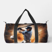 "The Dust Cloud Showdown: A Pitcher's Fury" Duffle Bag (Vorderseite)