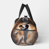 "The Dust Cloud Showdown: A Pitcher's Fury" Duffle Bag (Rechts)