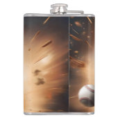 "The Dust Cloud Showdown: A Pitcher's Fury" Flachmann (Rückseite)