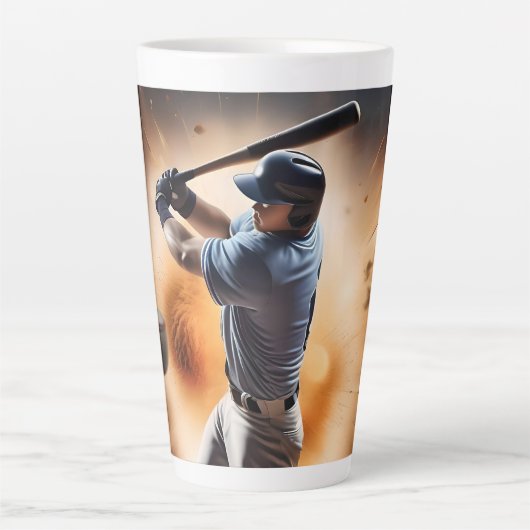 "The Dust Cloud Showdown: A Pitcher's Fury" Milchtasse (Vorderseite)