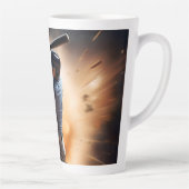 "The Dust Cloud Showdown: A Pitcher's Fury" Milchtasse (Rechts)