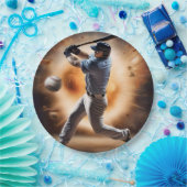 "The Dust Cloud Showdown: A Pitcher's Fury" Pappteller (Party)