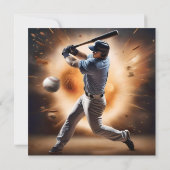 "The Dust Cloud Showdown: A Pitcher's Fury" Save The Date (Rückseite)