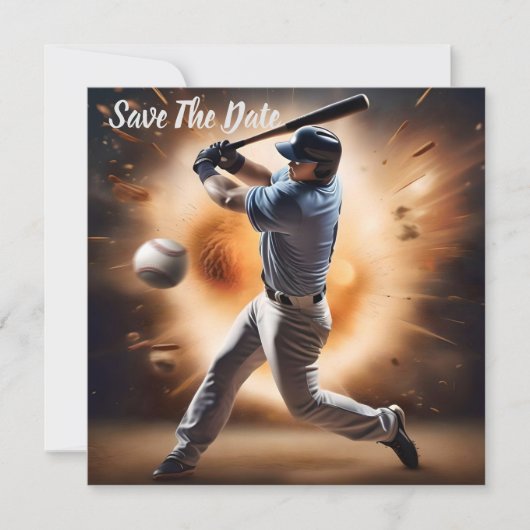 "The Dust Cloud Showdown: A Pitcher's Fury" Save The Date (Vorderseite)
