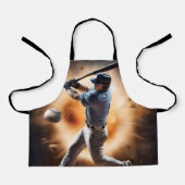 "The Dust Cloud Showdown: A Pitcher's Fury" Schürze (Vorderseite)