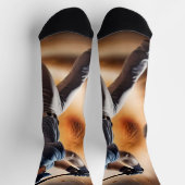 "The Dust Cloud Showdown: A Pitcher's Fury" Socken (Oben)