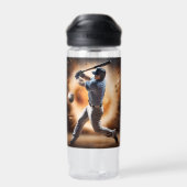 "The Dust Cloud Showdown: A Pitcher's Fury" Trinkflasche (Rückseite)